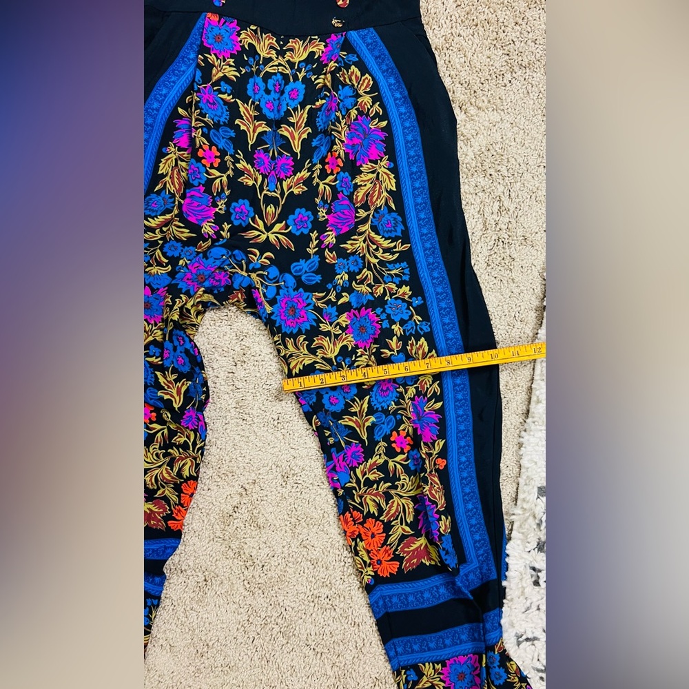 Anthropologie ETT:TWA Scarf Print Jumpsuit – Size 6 - Picture 14 of 16